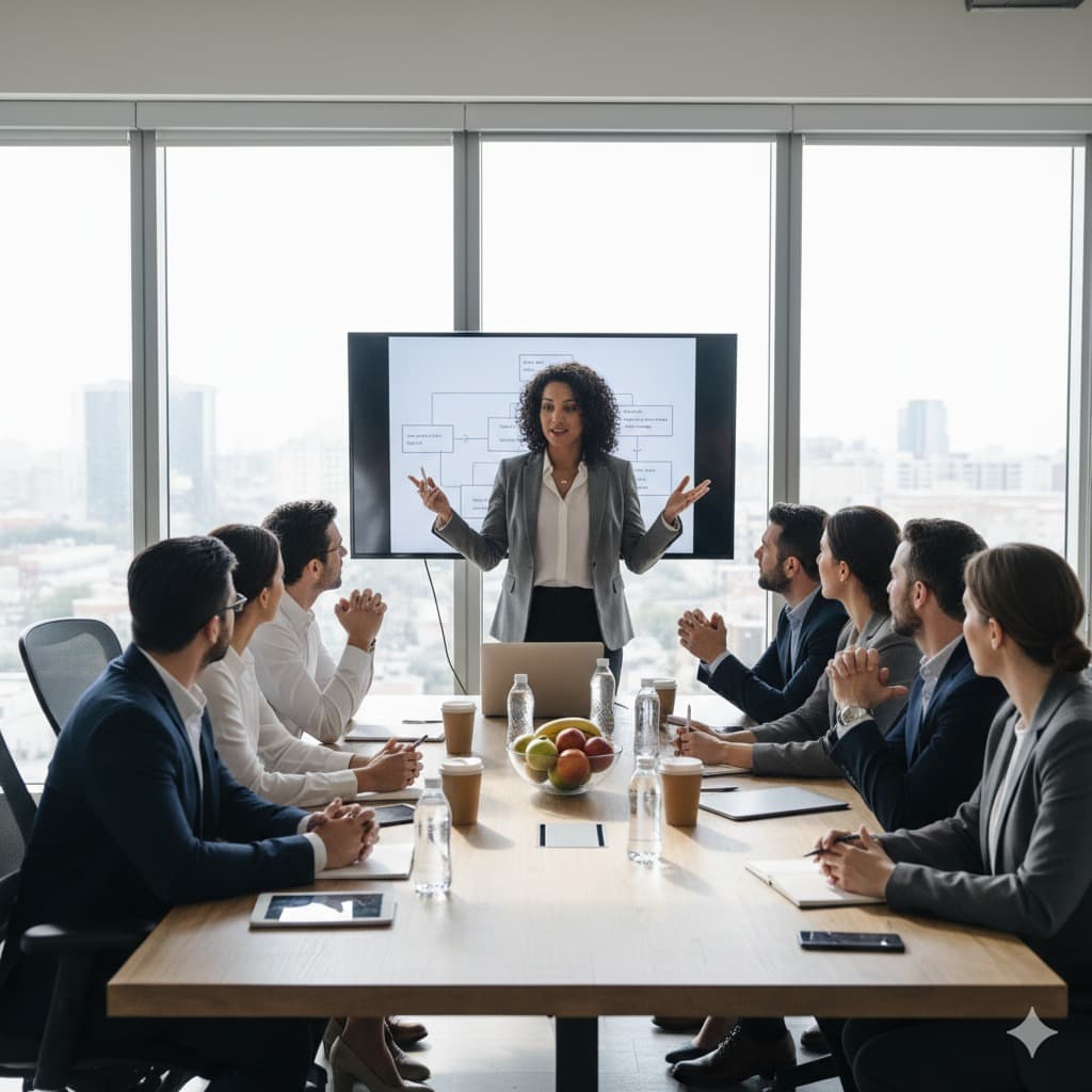 Business meeting at SHEE-MG